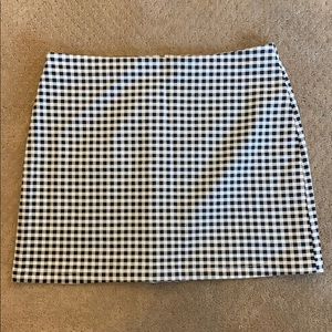 Checkered Mini Skirt